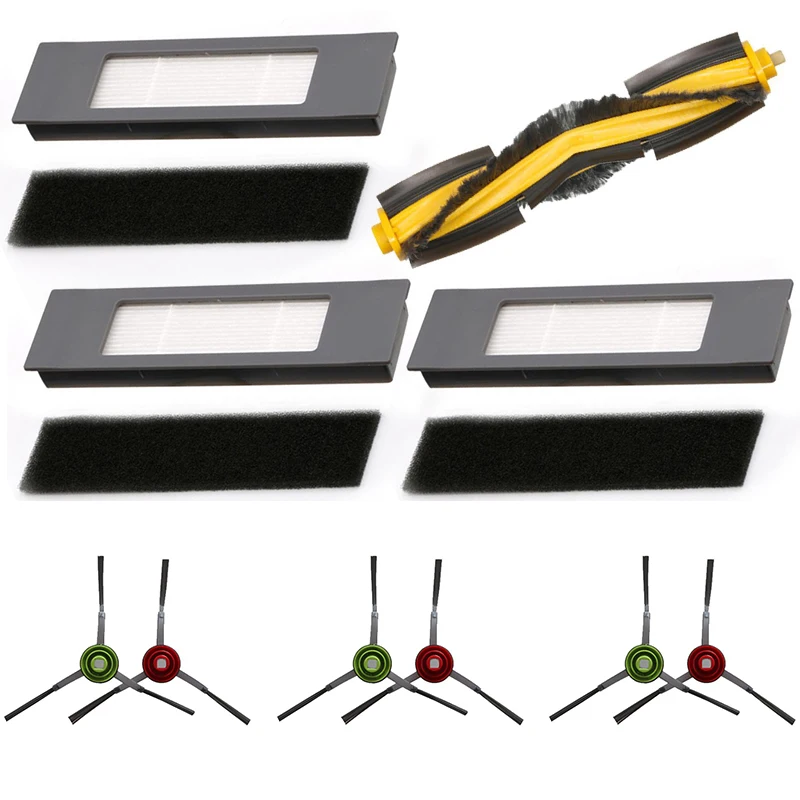 

Sponges Brushes Filters Kit For Ecovacs Deebot OZMO 950 920 Replacement