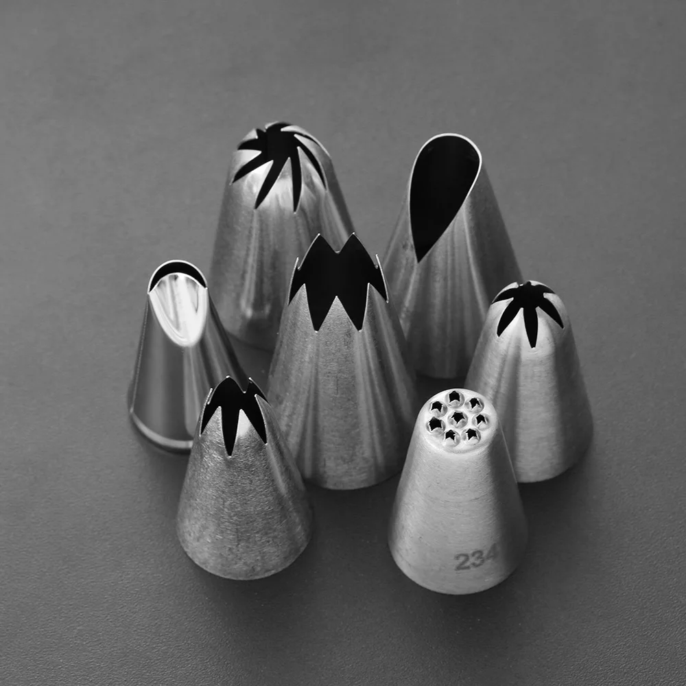 1 шт. нержавеющая сталь бесшовная сварочная Кондитерская Глазурь насадка кекс