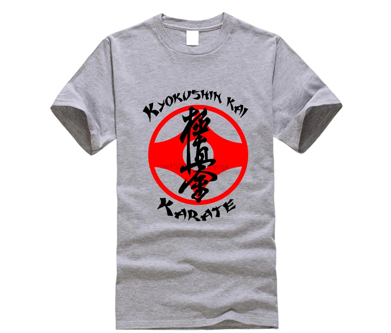 Скидка 2019 Новое поступление Мужская короткая Футболка KYOKUSHIN Kaikan с полным