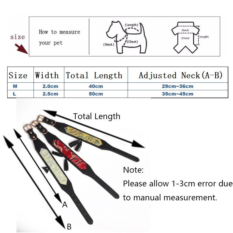 Прочный прочный ошейник для собак с кисточкой искусственная Роскошная вышивка