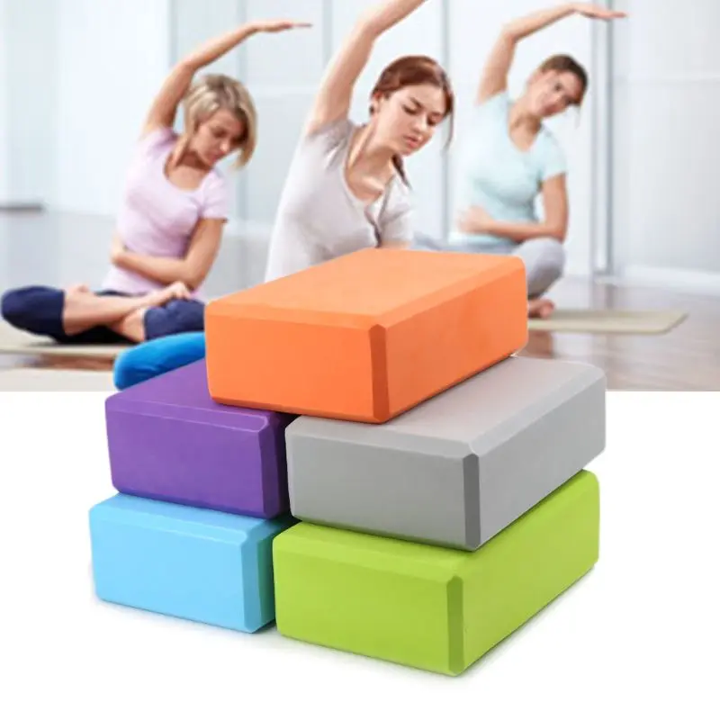 

EVA Yoga Block Training Body Shaping Pilates Fitness Foam Brick Stretching Aid D0LB