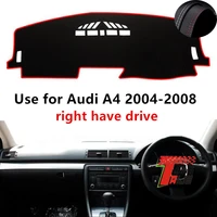 taijs factory sun shade hot selling leather car dashboard cover for audi a4 2004 2005 2006 2007 2008 right hand drive