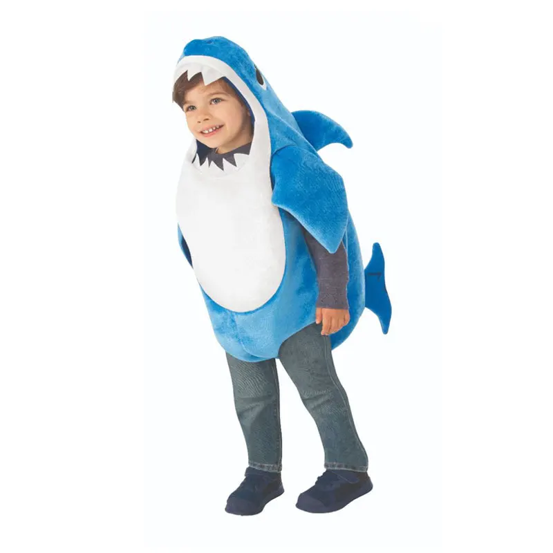 Детский костюм акулы для всей семьи Toddler Family Shark Kids Cosplay Baby Costumes Jumpsuit Animal Birthday Party Girls Boys Purim for on.