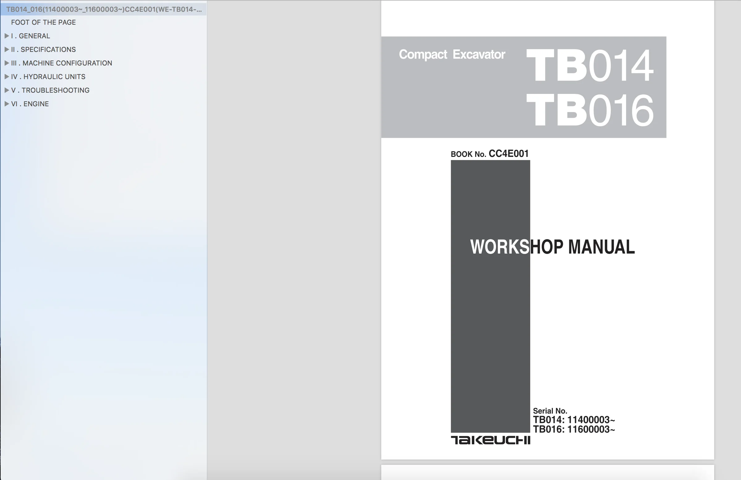 for Takeuchi Multilanguage Workshop Manual Part Operator Manual2019 | Автомобили и мотоциклы