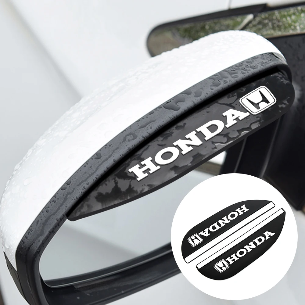 

2Pcs Car Rearview Mirror Rain Eyebrow Rain Shield Snow Guard Sun Visor for Honda Civic Varadero Xl1000 Xadv 750 Forza Shadow Vt6