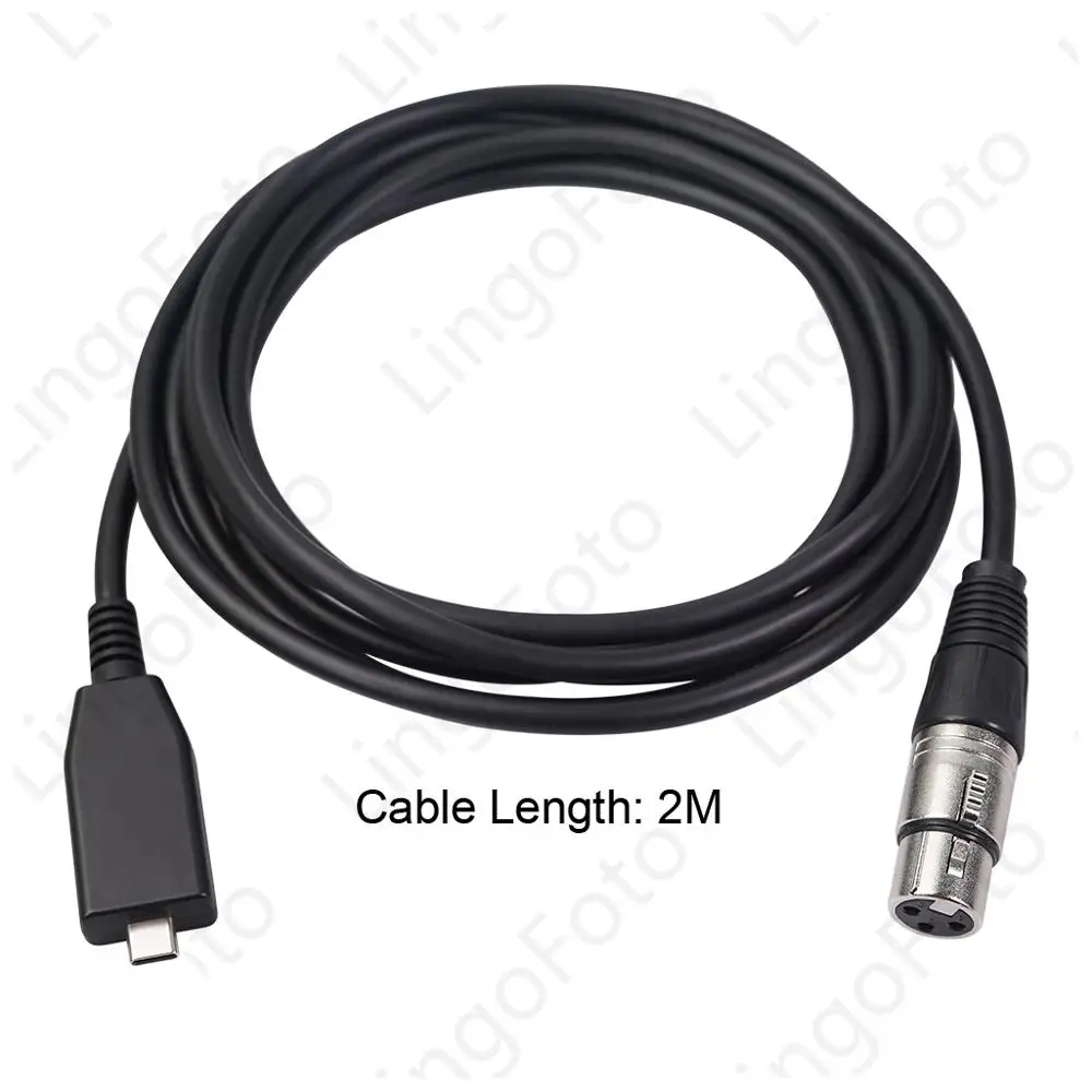 

TYPE-C Male к XLR Female конвертер компьютера в микрофонный аудио адаптер Cable