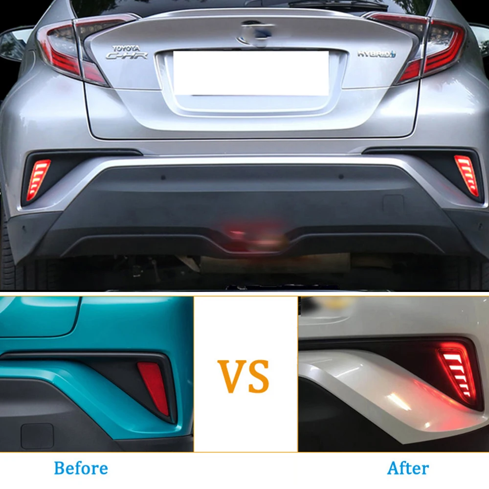 ECAHAYAKU 2 шт. Автомобильный светодиодный дневной Бег светильник подходит для Toyota CHR