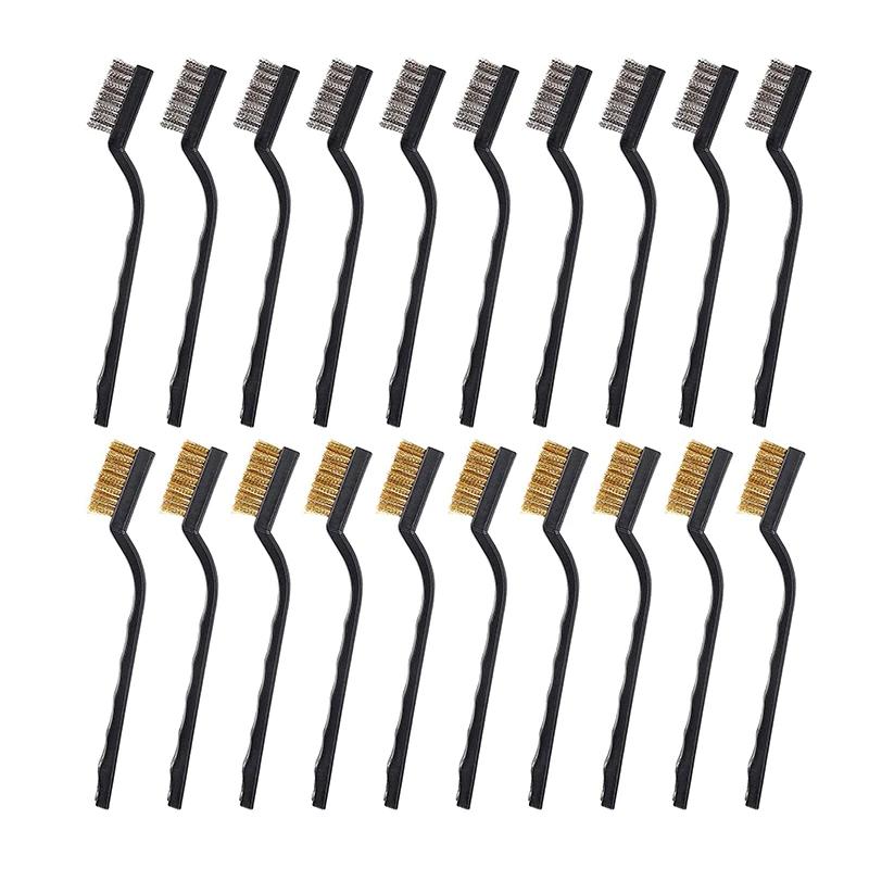 20 шт. металлическая щетка для очистки сварочного шлака и ржавчины царапин