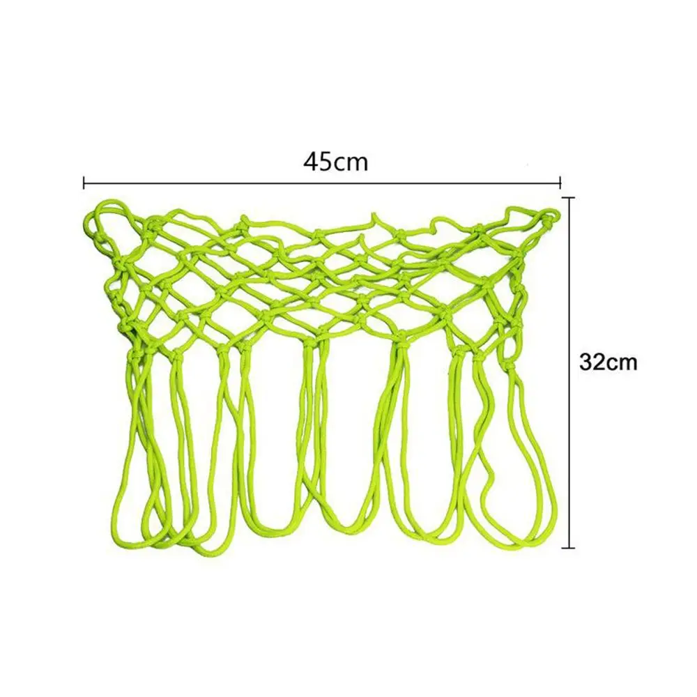 1 шт. Новая зеленая флуоресцентная баскетбольная сетка светящиеся спортивные