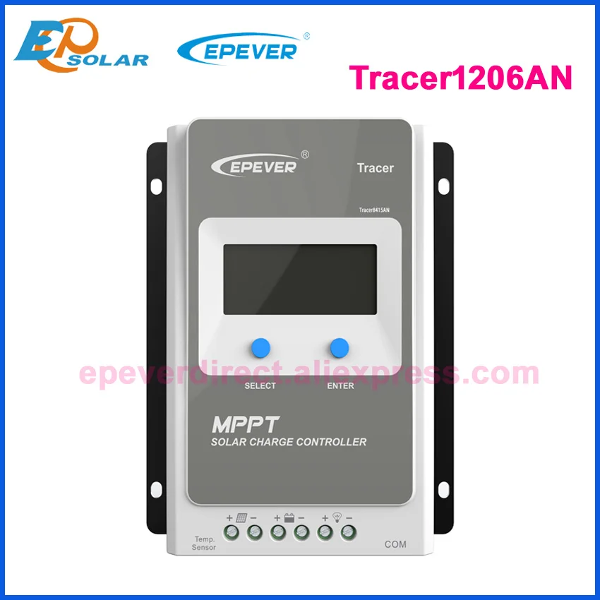 Tracer 1210AN 2210AN 3210AN 4210AN 10A 20A 30A 40A MPPT Контроллер заряда для фотоэлектрических систем 1210A 2210A 3210A 4210A ЖК-дисплей EPEVER регулятором солнечного заряда r - Цвет: Only 1206AN