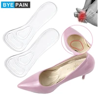 1 pair foot massage care 34 high heels insoles silicone foot cushion arch support shoes pads transparent shoes pads