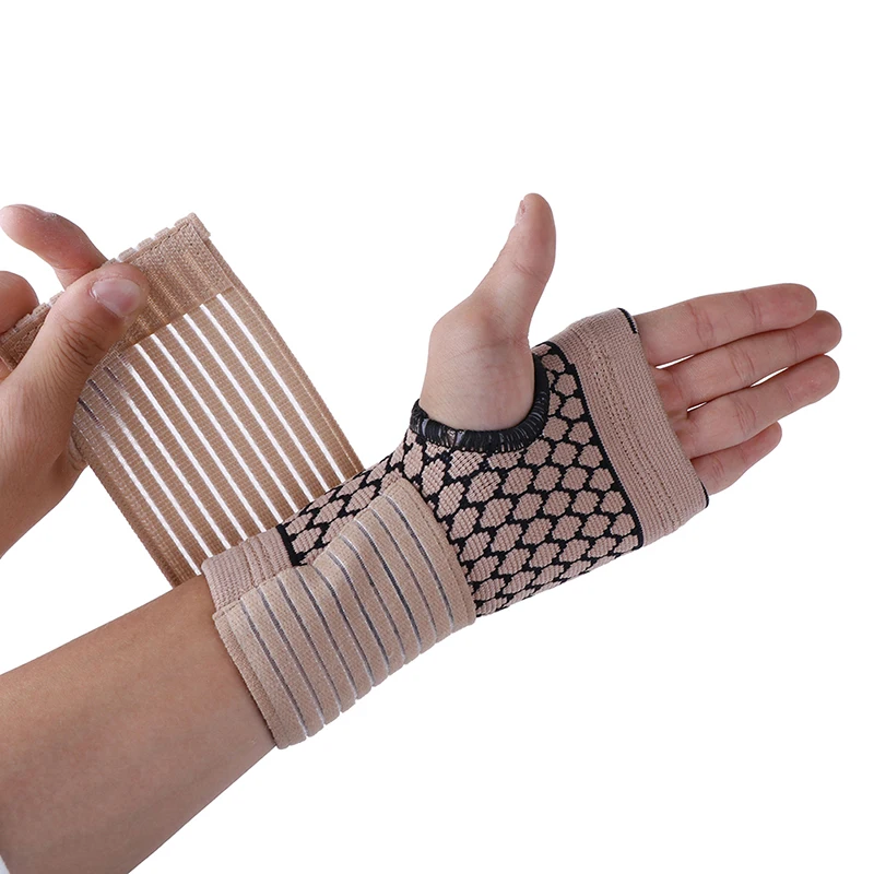 Профессиональный эластичный спортивный бандаж на руку|Поддержка запястий| |