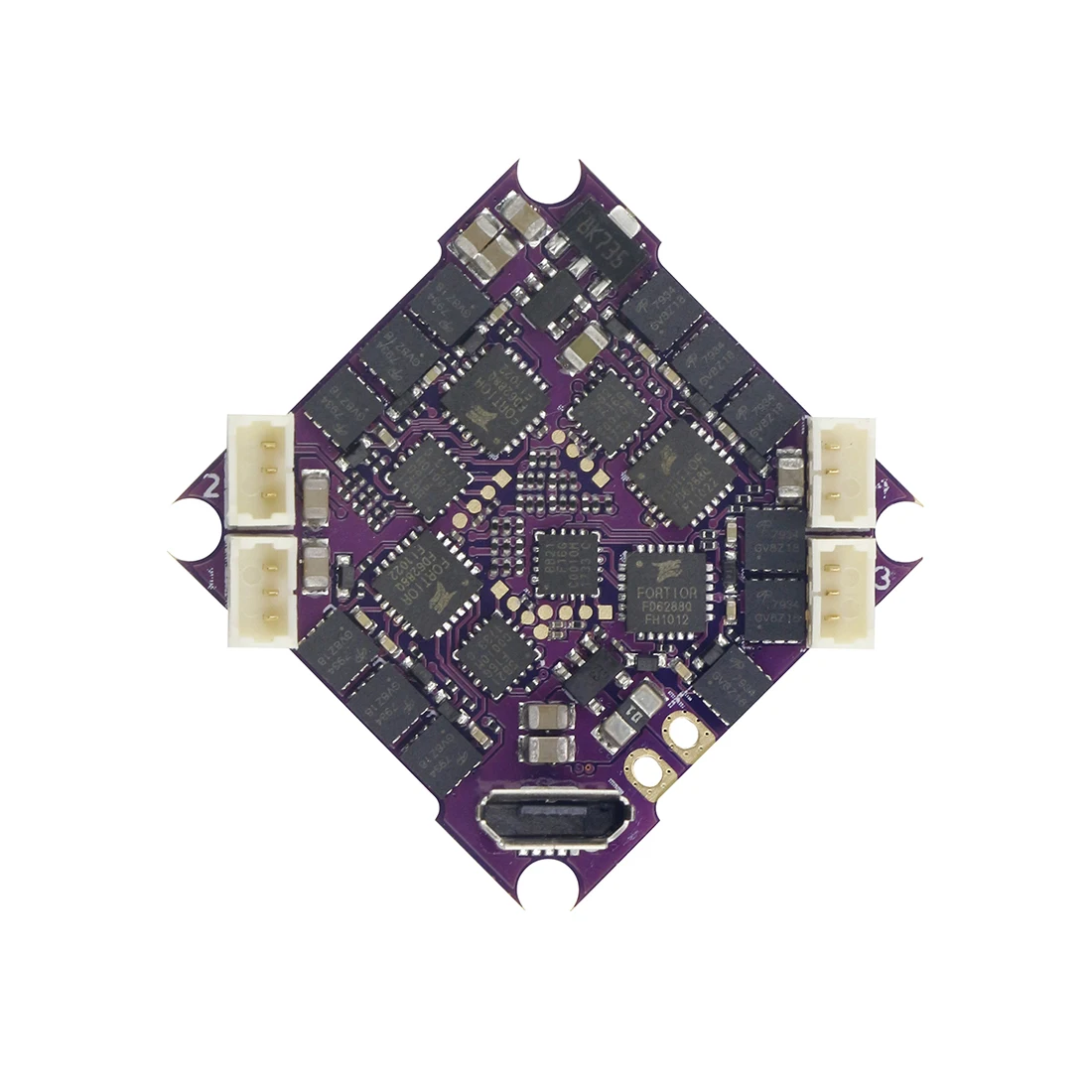 LDARC 25 5 мм AIO Flytower F411E12A 12A 4IN1 ESC F4 управление полетом OSD и KKT VTX200 VTX для ET75 AK103 AK123 ET85