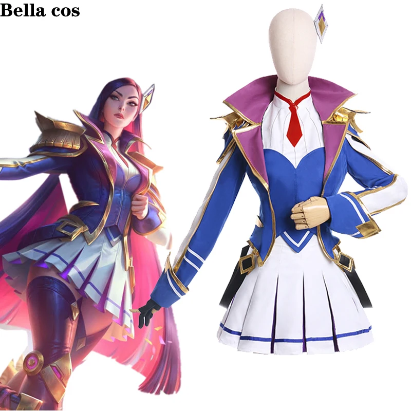 Женский костюм для косплея LOL COS с надписью Battle Академия | Тематическая одежда и