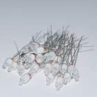 20 шт., неоновые лампы индикатора, 4 мм, зеленые неосветильник Световые индикаторы 4*10 мм