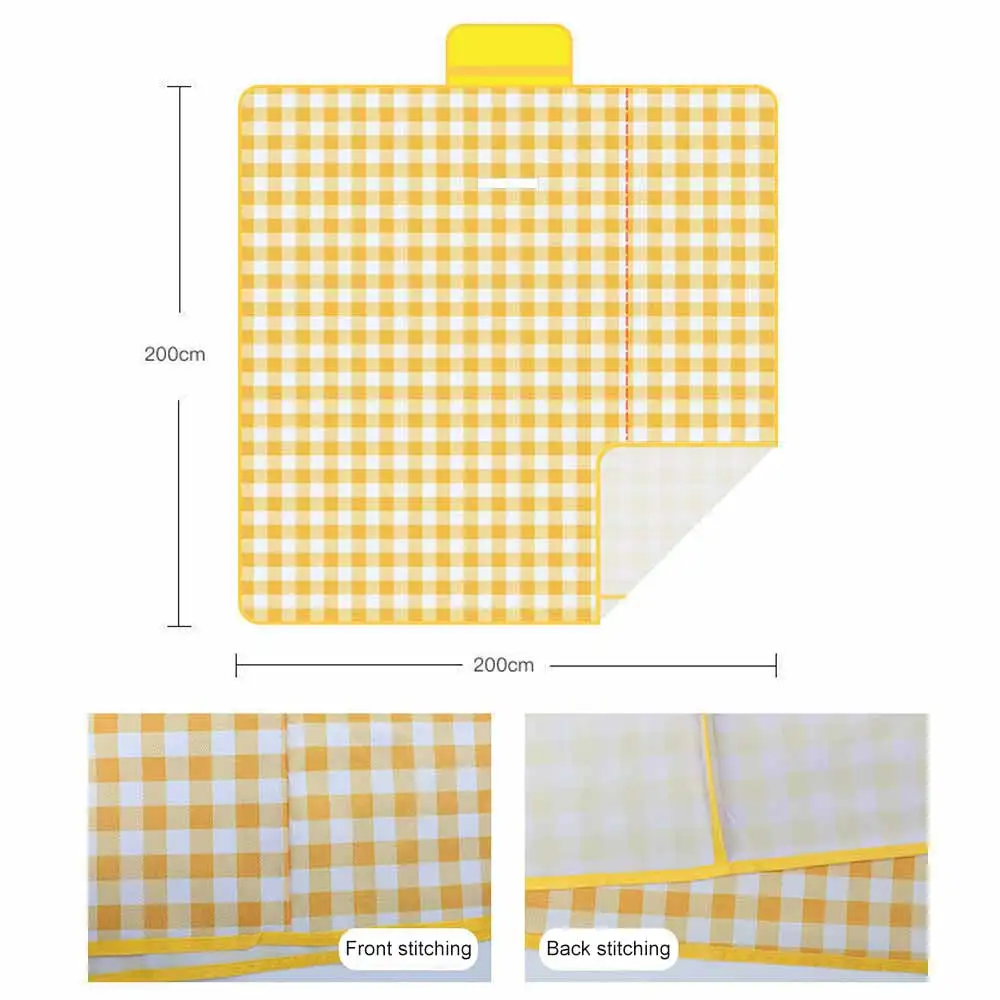 

Picnic Blanket Waterproof Picnic Rug Folding Large Picnic Blankets Compact Picnic Mat for Travel Beach Camping