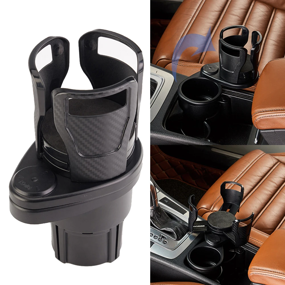 Автомобильный держатель с двумя чашками регулируемая подставка для очков