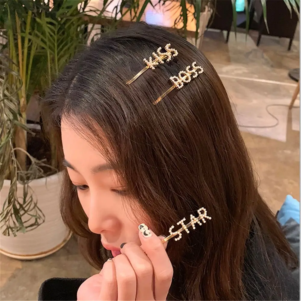 2021New Горячая Мода Письмо Слово Стразы с украшением в виде кристаллов контактный