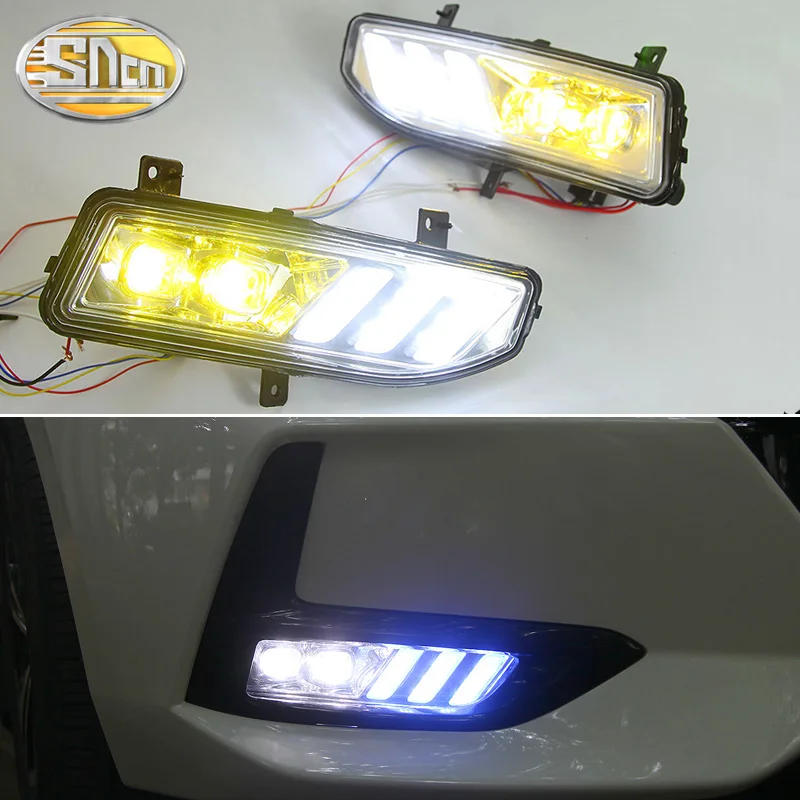 SNCN 2 шт. светодиодные дневные ходовые огни светильник для Nissan Qashqai 2019 2020