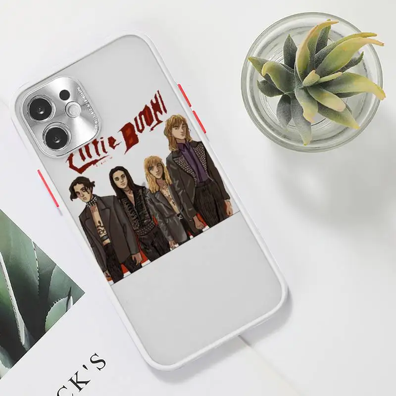 

Maneskin Damiano David Phone Case Clear matte transparent For white iPhone 7 8 x xs xr 11 12 pro plus max mini Funda