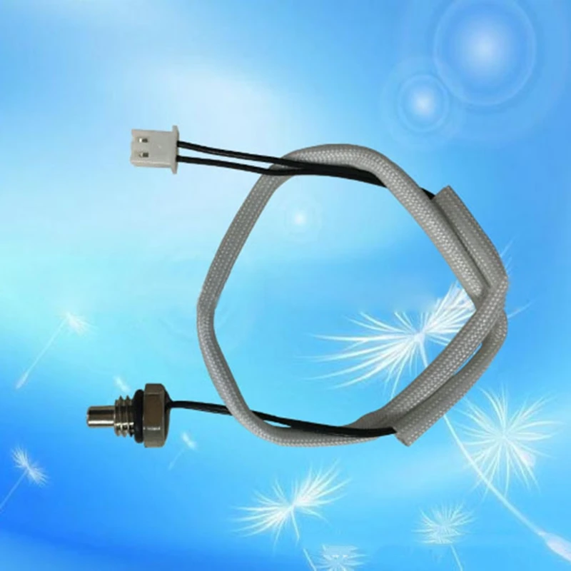 

M2EE Water Heater Thermistor Resistance 10K Thermistor Temperature Sensor M8 Thread Probe Cable Length 300mm/11.81in