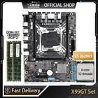 Комплект материнской платы X99GT Xeon E5 2620 V3 LGA2011-3, ЦП 2 шт. * 8 ГБ 2400 МГц DDR4, память для настольного компьютера с поддержкой Wi-Fi M.2 + BT PCIE 16X
