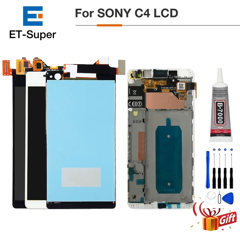 Оригинальный ЖК-дисплей для Sony Xperia C4 дисплей E5303 E5306 E5333 E5353 сенсорный экран
