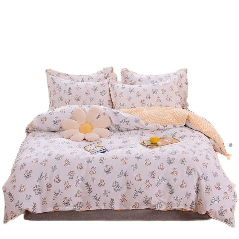 

Cotton Beding Set Bedclothes Twin Full Queen King Duvet Cover Pillowcase Adult