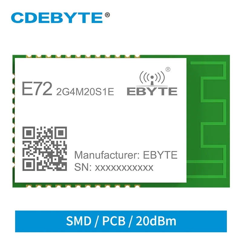 CC2652P беспроводной модуль ZigBee, Bluetooth 2,4 ГГц 20 дБм SoC Ebyte E72-2G4M20S1E трансивер и приемник PCB/антенна IPX - изображение
