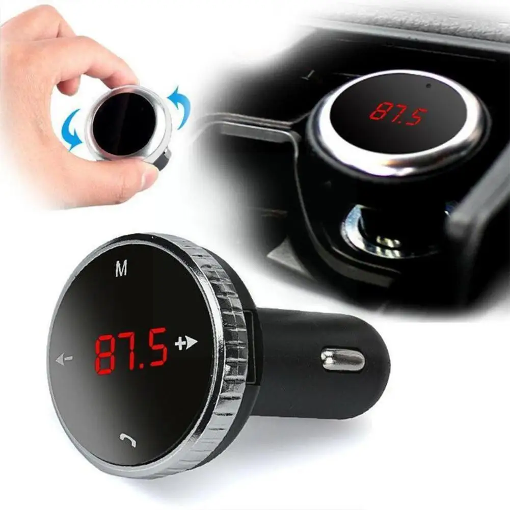 Fm Transmitter Car Wireless Bluetooth Radio Modulator Charger Aux Usb Player Audio Mp3 Handsfree Kit E5z6 | Автомобили и