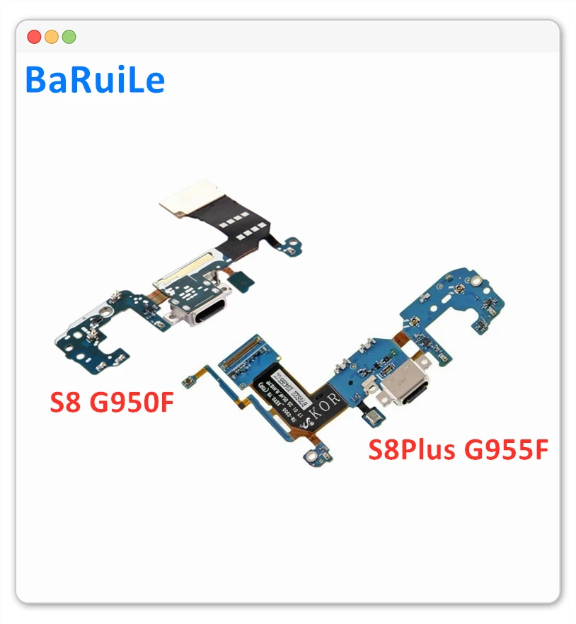 BaRuiLe 10 шт. для Samsung Galaxy S8 Plus G950F G950U G955F G955U зарядное устройство зарядный разъем usb док