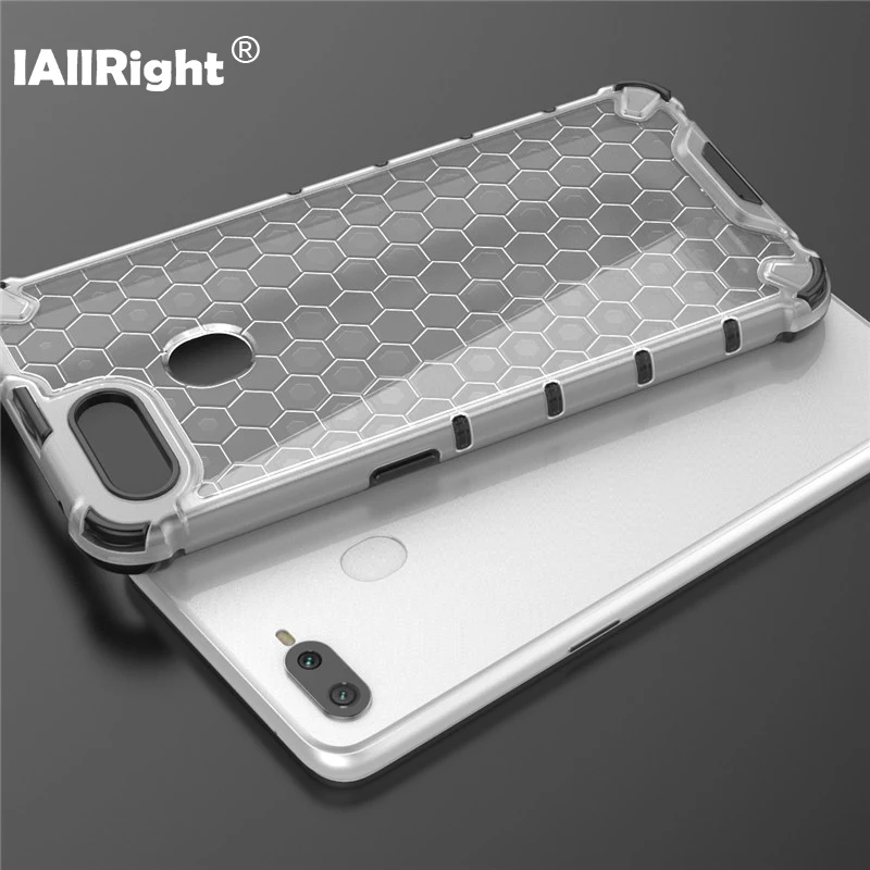 Сотовый дизайн силиконовый + пластиковый жесткий чехол накладка для OPPO F9 F11 PRO