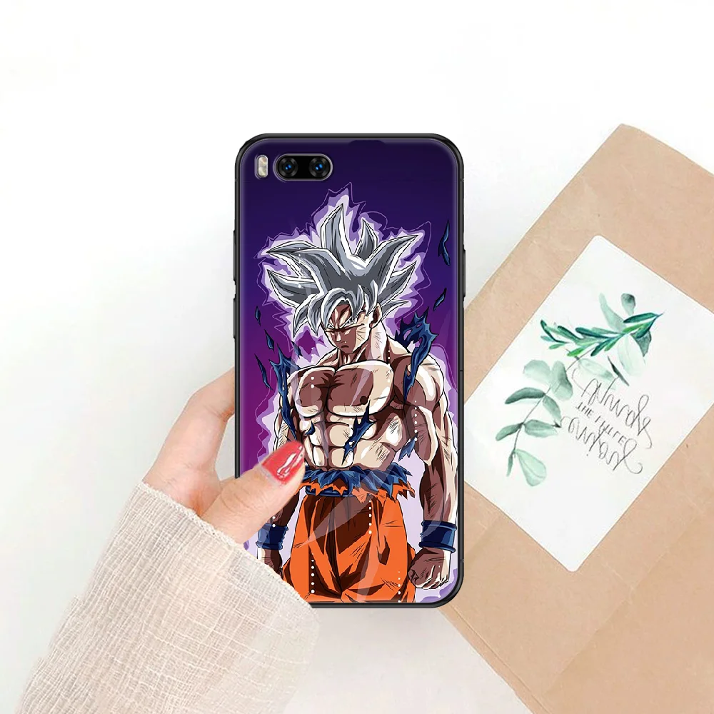 

Dragon Anime Ball Phone case For Xiaomi Mi Max Note 3 A2 A3 8 9 9T 10 Lite Pro Ultra black painting back luxury Etui 3D funda