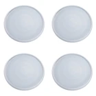 Набор круглых зеркальных блюд для самостоятельной сборки, 4 шт., силиконовая форма для клея