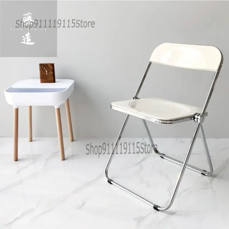 Твердый деревянный складной стул металлический Средний древний Nordic Цвет