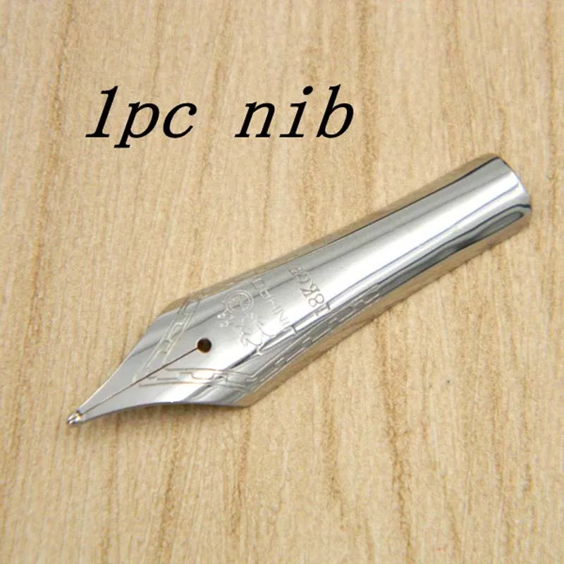 JINHAO X750 металлическая Яркая Серебряная перьевая ручка - Цвет: 0.7 NIB