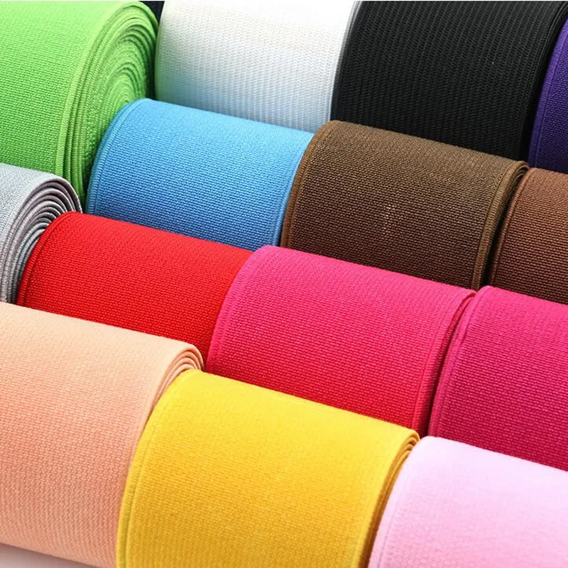 1 м/рулон 5 см широкая эластичная резинка уплотненный мягкий пояс резиновая лента