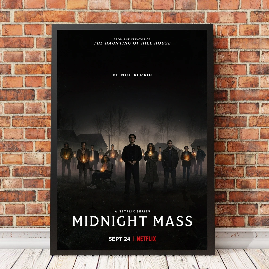 

Полночная масса, искусственная кожа и холст без рамки, картина для украшения дома (без рамки)