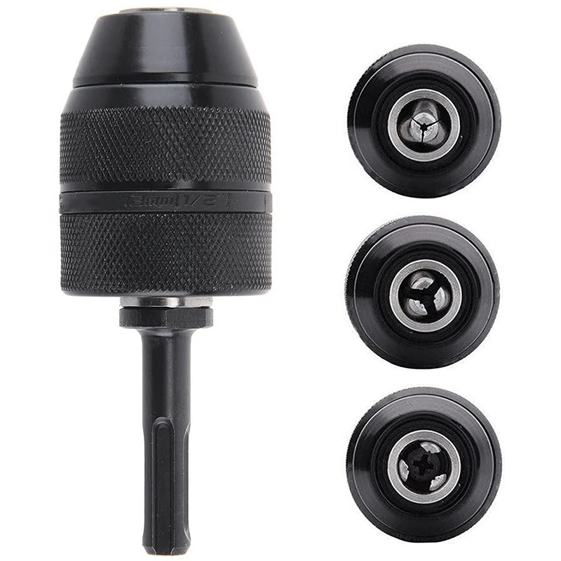 Keyless Drill Chuck Adapter 2-1m 1/2-20UNF Mount Heavy Duty Professional Converter Tool with SDS Plus Shank Adaptor | Инструменты