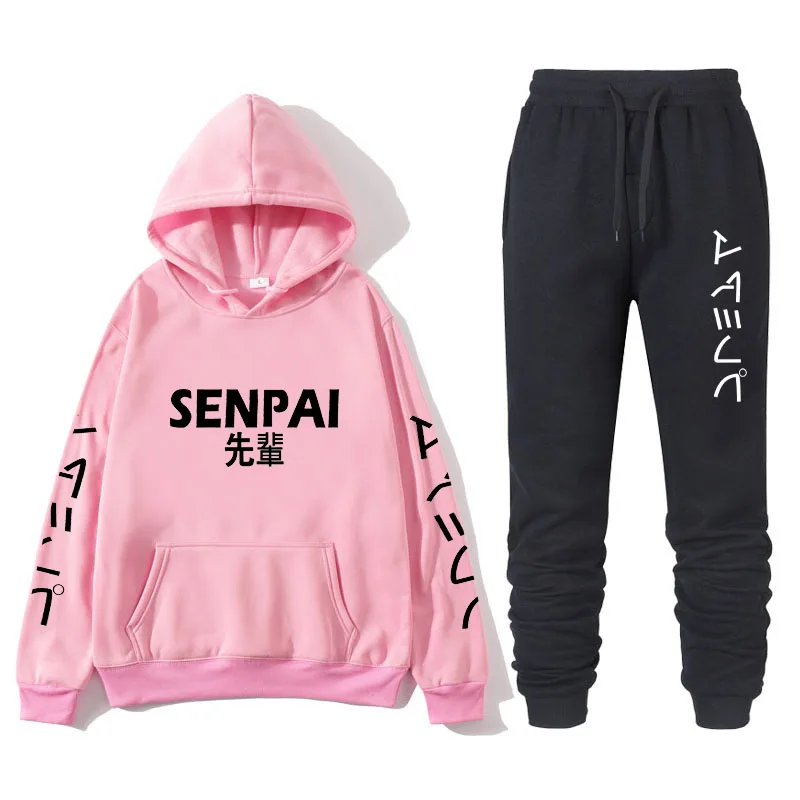 

2020 Fashion Sports Hoodie + Sweatpants Suit Casual Long Sleeve Winter Warm Thick Clothes Suit and Men's Suit