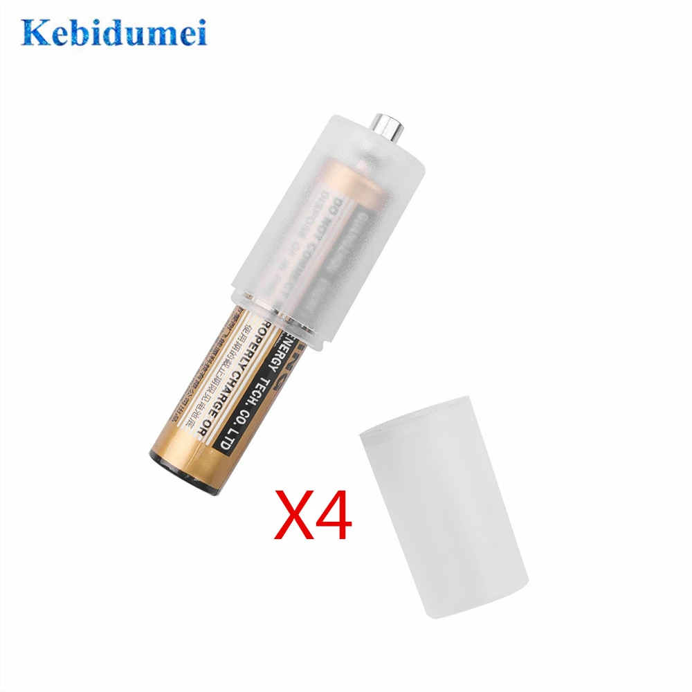 4 шт./лот Лидер продаж Удобная AAA в AA Размер сотового аккумулятора конвертер