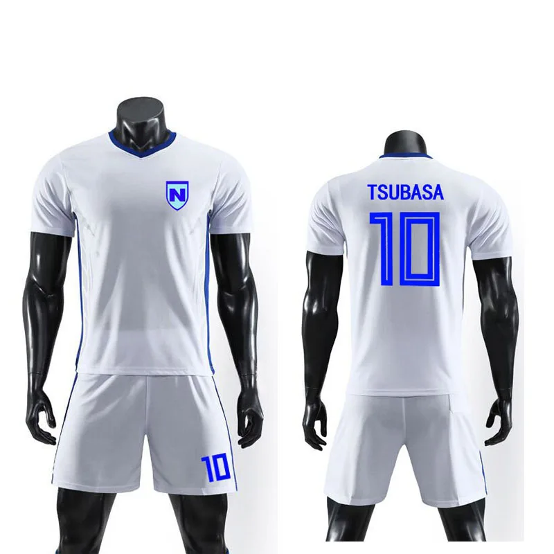 Футбольная форма для костюма капитана Tsubasa быстросохнущая ткань костюм