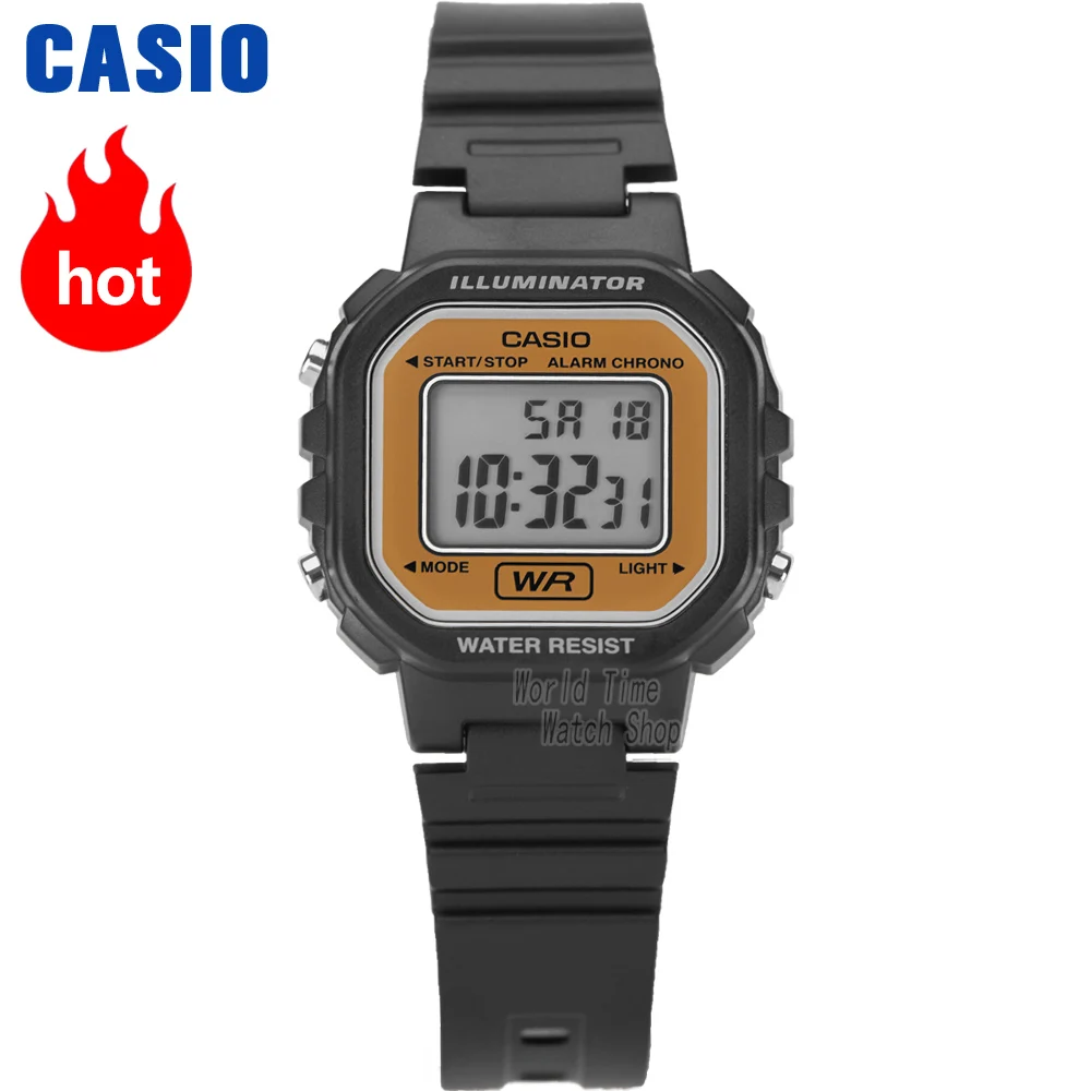 LA-20WH-9A Женские наручные часы Casio Лучший бренд класса люкс Водонепроницаемый Кварцевые светодиодные наручные часы для женщин Спортивные Новые миниатюрные женские часы relogio цифровые часы feminino reloj mujer montre homme - Цвет: LA-20WH-9A