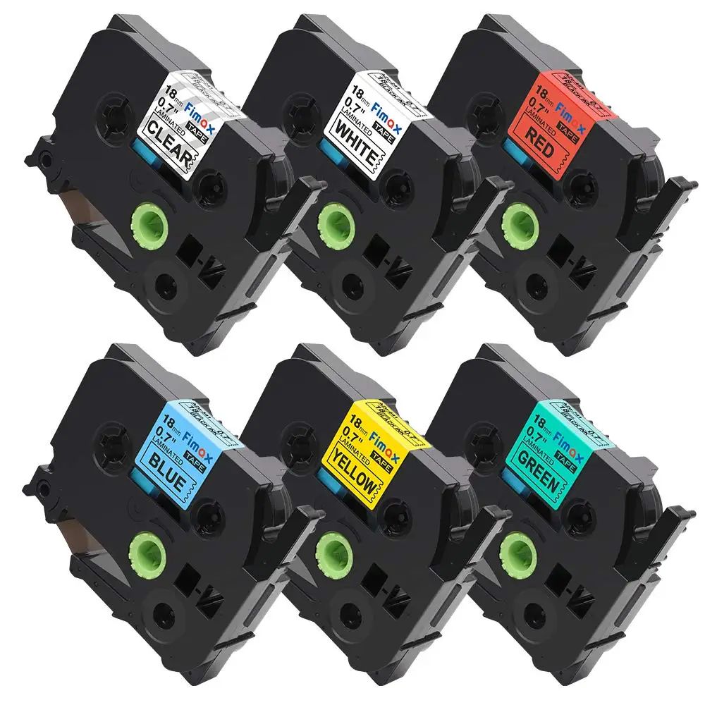 Fimax совместимый для TZe лента маркировки Замена Brother P-Touch TZe-241 TZe-441 TZe-541 TZ-641 TZ741 Ptouch