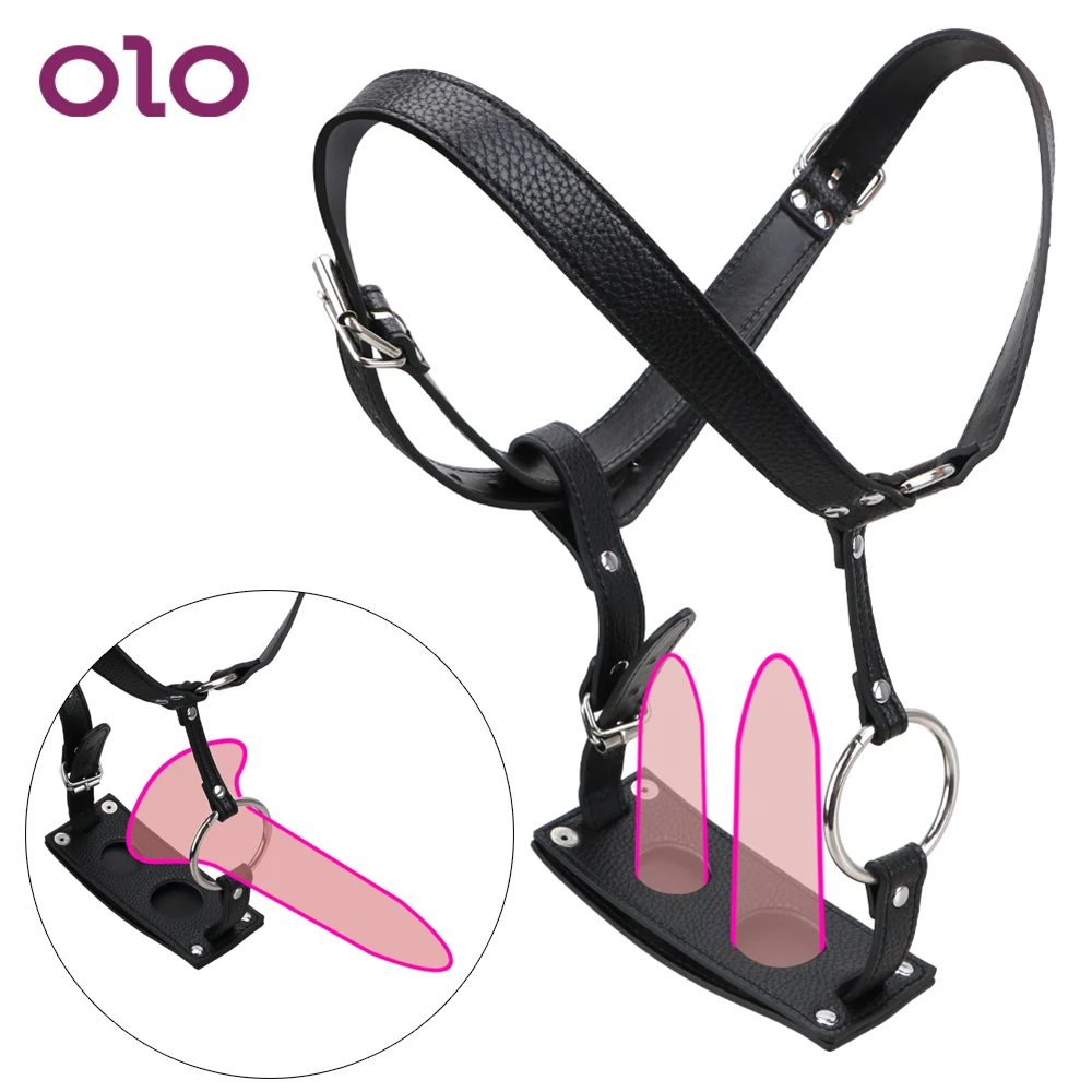 OLO Underwear Pants Butt Plug Dildo Harness Belt Erotic Leather Chastity Device SM Bondage Sex Toys For Men Women Shop |