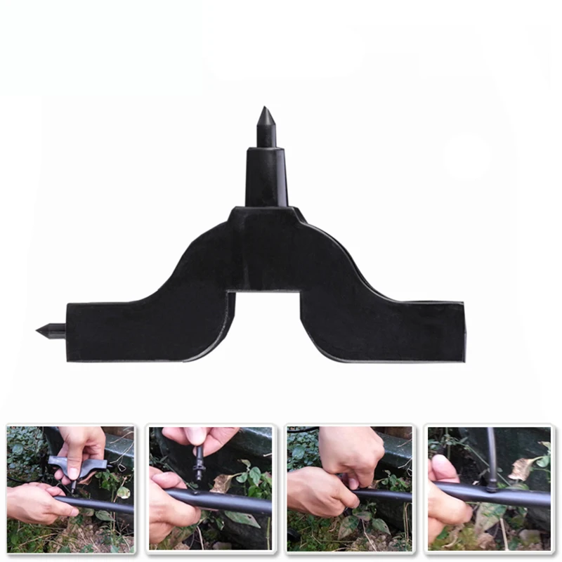 1 Pcs Hose Punchers Openings Hole Black Plastic Punch Fitting Tools High-quality Garden Irrigati for 4/7mm and 9/12mm Pipe | Дом и сад