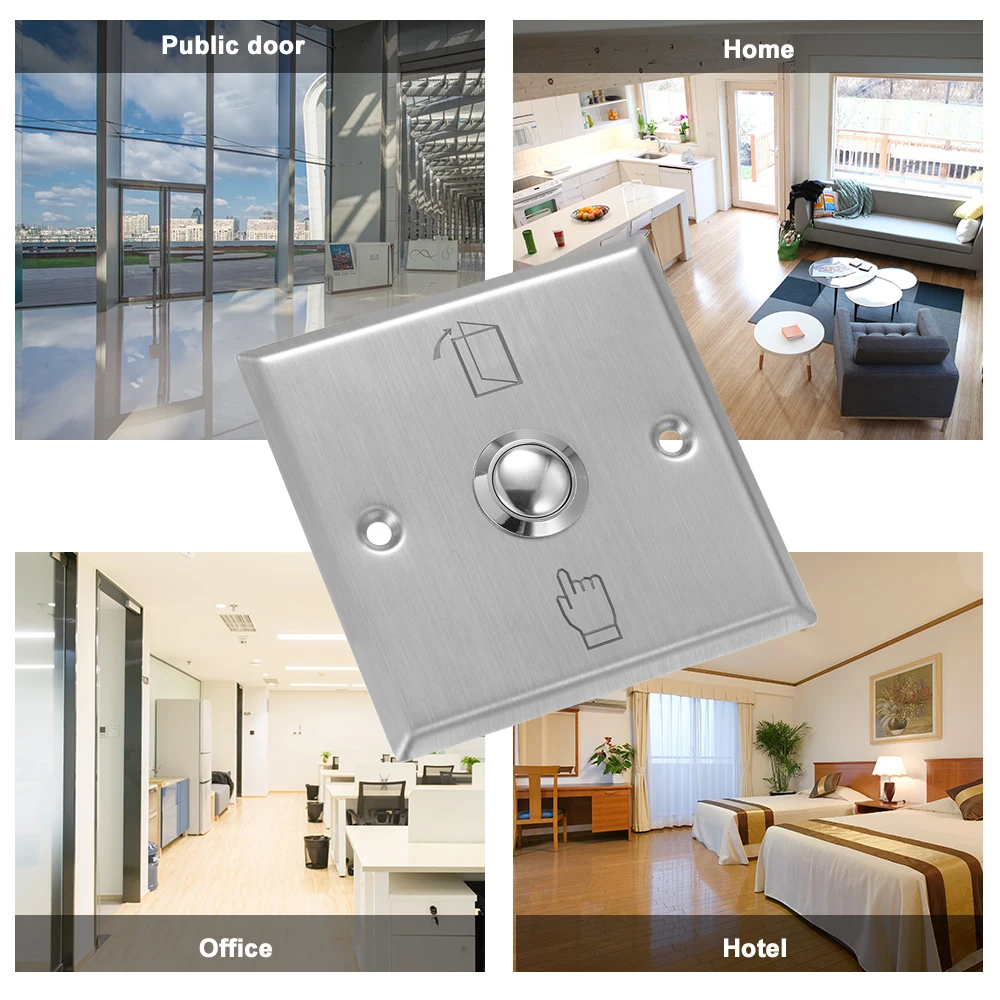 Кнопка выключения из нержавеющей стали кнопка для управления доступом к двери