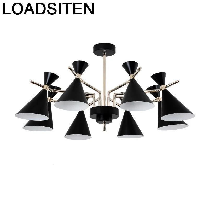 Chandelier lampara techo colgante moderna lustre e pendente para sala de jantar deco maison suspension luminaire hanging lamp | Лампы и