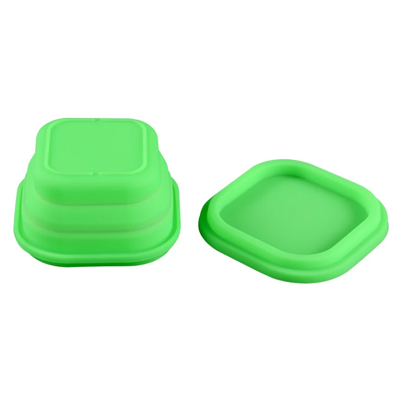 Силиконовый Ланч бокс складной контейнер для еды хранения безопасный