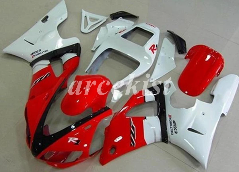 

4 подарки Новый ABS полный обтекатель комплект подходит для YAMAHA YZF-R1 R1 1998 1999 98 99 Кузов Набор красный